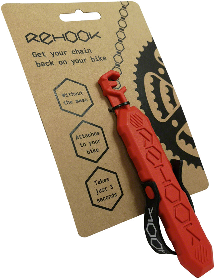 Load image into Gallery viewer, Rehook Chain Tool - Red Lightweight & Attachable, High Grip Adjustable Strap