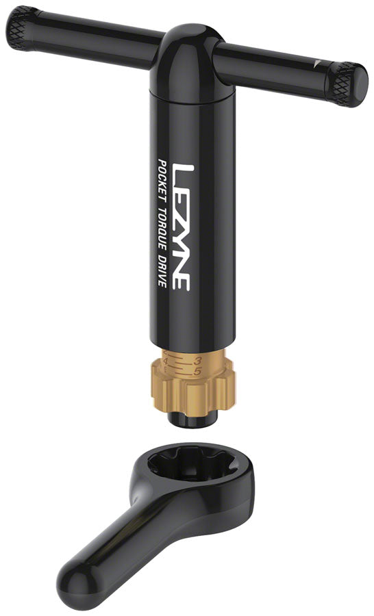 Load image into Gallery viewer, Lezyne Pocket Torque Drive Torque Wrench - 2-6 Nm, 2.5, 3, 4, 5MM, T20, AND T25 BITS, With Storage Case, Black