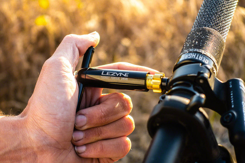 Load image into Gallery viewer, Lezyne Pocket Torque Drive Torque Wrench - 2-6 Nm, 2.5, 3, 4, 5MM, T20, AND T25 BITS, With Storage Case, Black