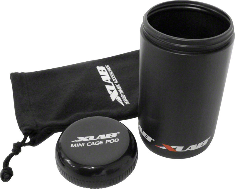 Load image into Gallery viewer, XLAB Mini Cage Pod Black Screw top Waterproof Storage for tools and essentials