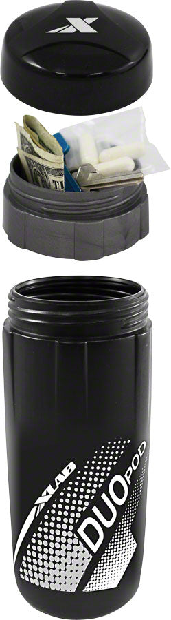 Load image into Gallery viewer, XLAB Duo Cage Pod Black 2 compartments 600ML 83ML Waterproof Microfleece bag
