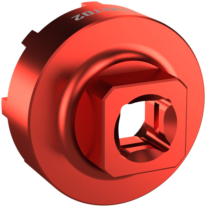 Load image into Gallery viewer, Wheels Manufacturing E-BikeSocket 02 EBike Lockring Socket Red 50mm Gen 2 Bosch Lockring E-BikeSocket02