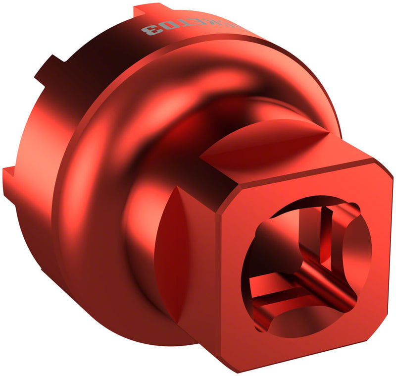 Load image into Gallery viewer, Wheels Manufacturing E-BikeSocket 03 EBike Lockring Socket Red 43mm Gen 3 Bosch Lockring E-BikeSocket03