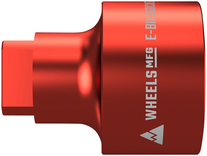 Load image into Gallery viewer, Wheels Manufacturing E-BikeSocket 07 EBike Lockring Socket Red Bafang Inner M33 Lockring E-BikeSocket07