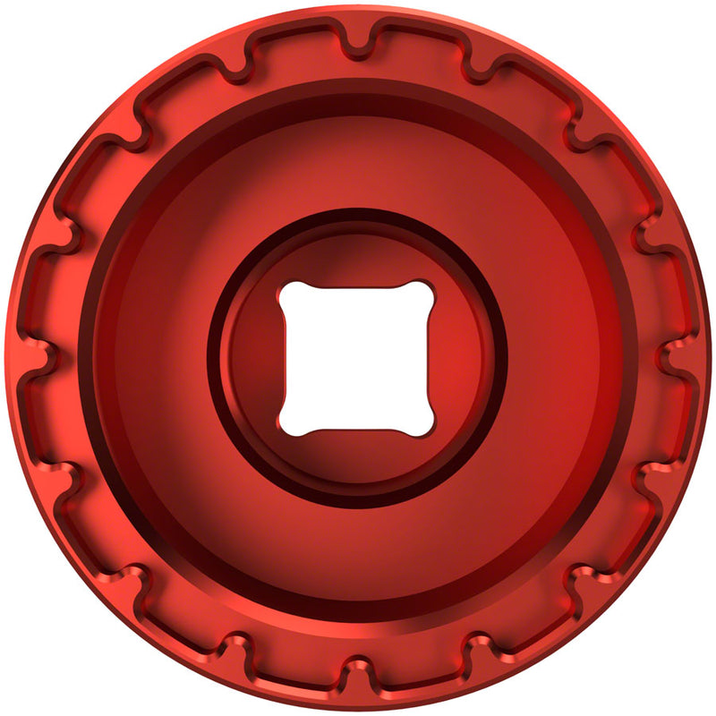 Load image into Gallery viewer, Wheels Manufacturing E-BikeSocket 08 EBike Lockring Socket Red Bafang Outer M33 Lockring E-BikeSocket08