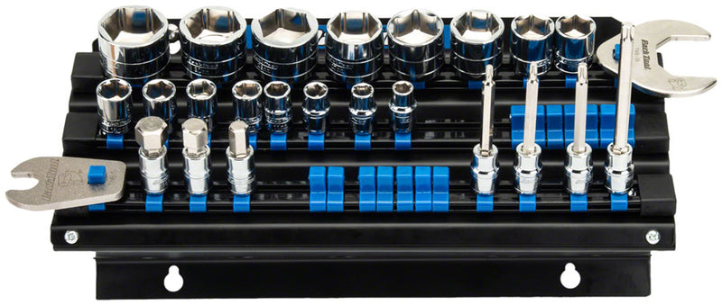 Load image into Gallery viewer, Park Tool JH-3 Wall-Mounted Socket, Bit and Torque Tool Organizer