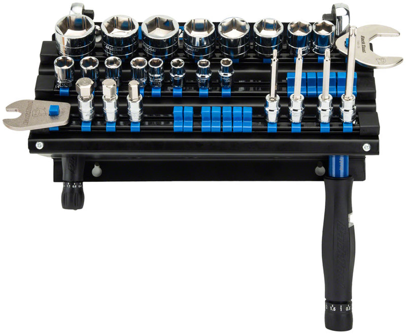 Load image into Gallery viewer, Park Tool JH-3 Wall-Mounted Socket, Bit and Torque Tool Organizer