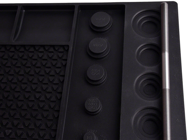 Load image into Gallery viewer, Wheels Manufacturing Ultimate Benchtop Mat Bench Mat Black BENCHTOPMAT1-1