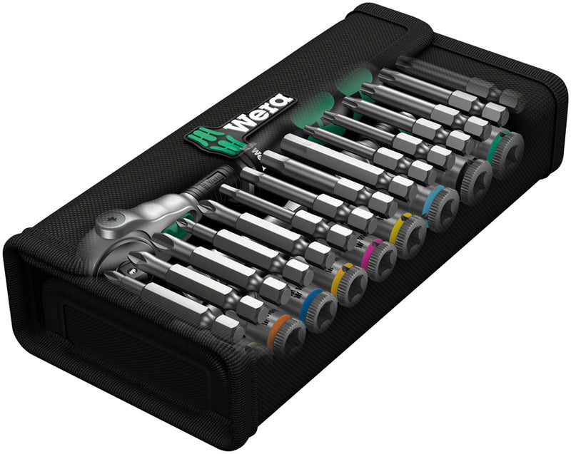 Load image into Gallery viewer, Wera 8100 SA 6 Zyklop Speed Ratchet Set - 1/4" Drive, Metric