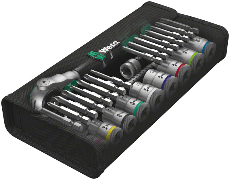 Load image into Gallery viewer, Wera 8100 SB 6 Zyklop Speed Ratchet Set - 3/8" Drive, Metric