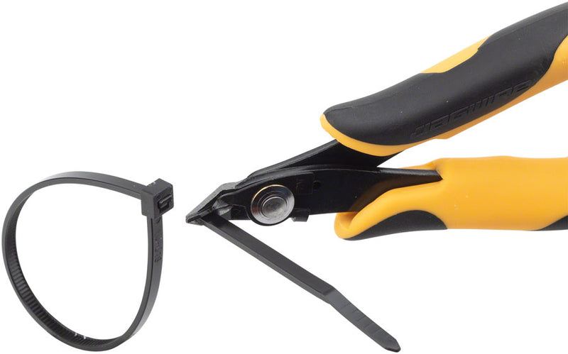 Load image into Gallery viewer, Jagwire Sport Zip-Tie Flush Cutter with Holding Function, Yellow/Black