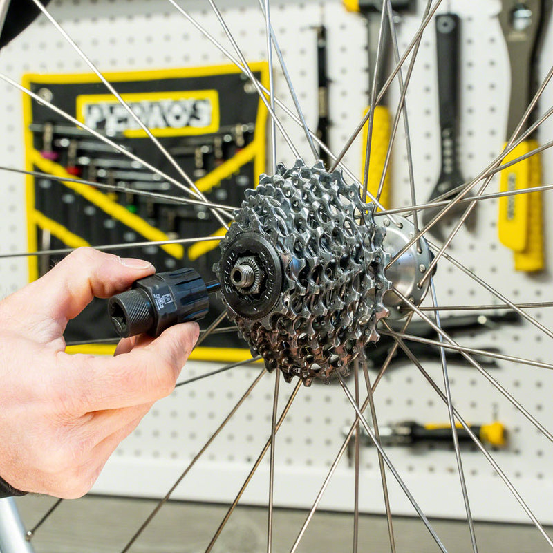 Load image into Gallery viewer, Pedros Pro Cassette Lockring Socket with Pin Freewheel Remover Black Shimano, Sram, Sunrace, Chris King 6460001
