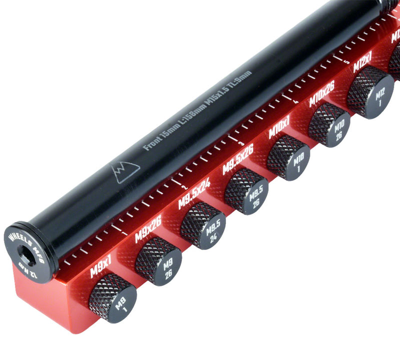 Load image into Gallery viewer, Wheels Manufacturing Ruler Axle Cone Thread Gauge