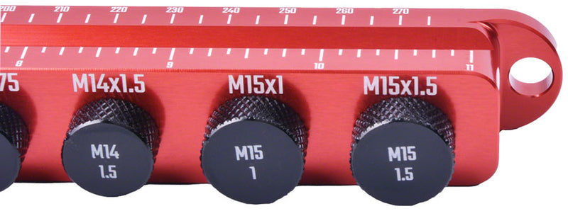 Load image into Gallery viewer, Wheels Manufacturing Ruler Axle Cone Thread Gauge