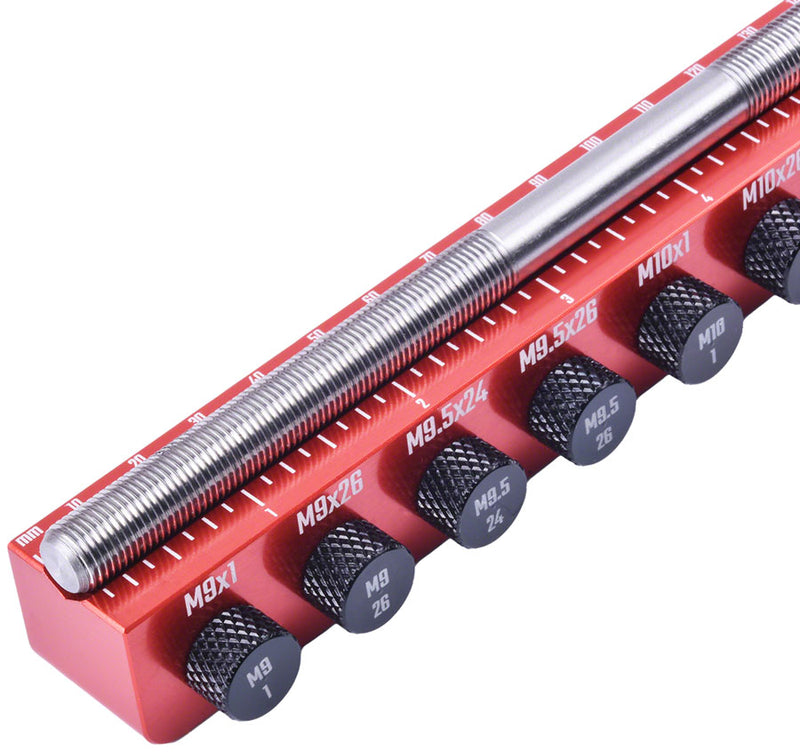 Load image into Gallery viewer, Wheels Manufacturing Ruler Axle Cone Thread Gauge