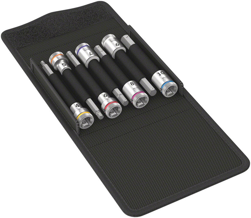Load image into Gallery viewer, Wera-3-8"-8740-B-HF1-Zyklop-Long-Hex-Bit-Socket-Set-Ratchets-and-Bits-TL0708