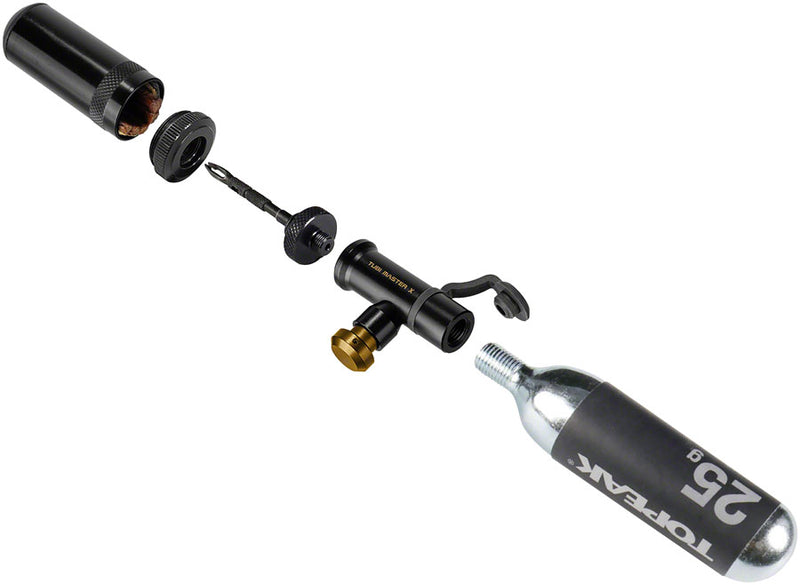 Load image into Gallery viewer, Topeak Tubi Master X Ttubeless Tire Repair and CO2 Inflation kit - Black