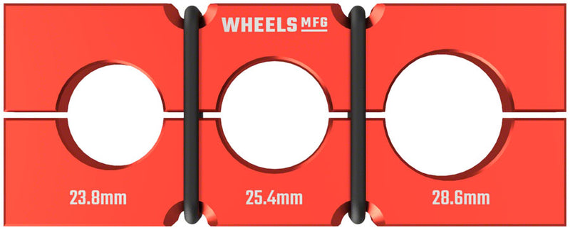 Load image into Gallery viewer, Wheels-Manufacturing-Vice-Shaft-Clamp-Suspension-Tools-Bicycle-Suspension-Tools