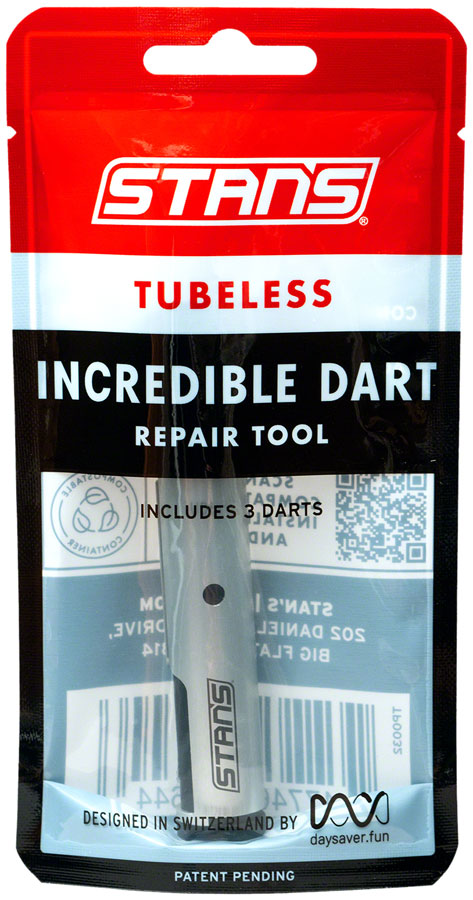 Load image into Gallery viewer, Stan's Incredible DART Tubeless Repair Tool, Silver/Black