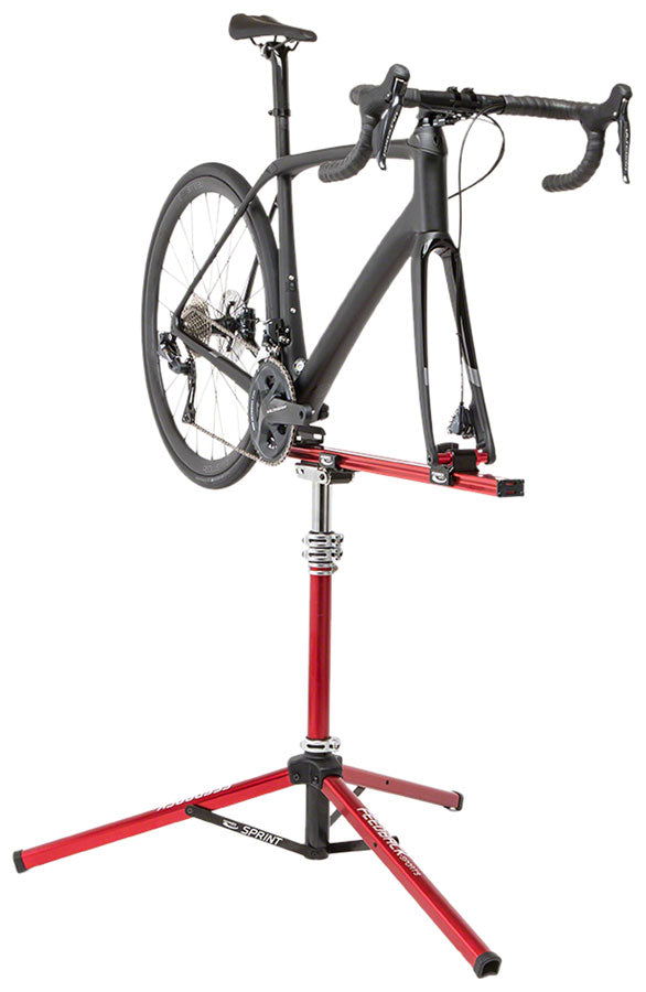 Load image into Gallery viewer, Feedback Sports Sprint Bike Repair Stand Stiff Tripod Base
