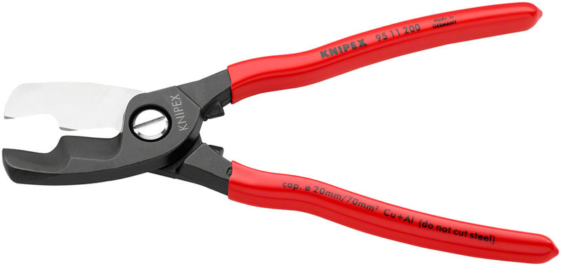 Load image into Gallery viewer, Knipex Cable Shears with Twin Cutting Edge - 8"