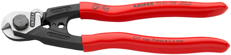 Load image into Gallery viewer, Knipex Wire Rope Shears - Polished Forged Steel, 7 1/2"