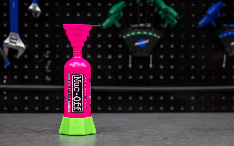 Load image into Gallery viewer, Muc-Off Collapsible Silicone Funnel Easy To Clean And Dishwasher Safe