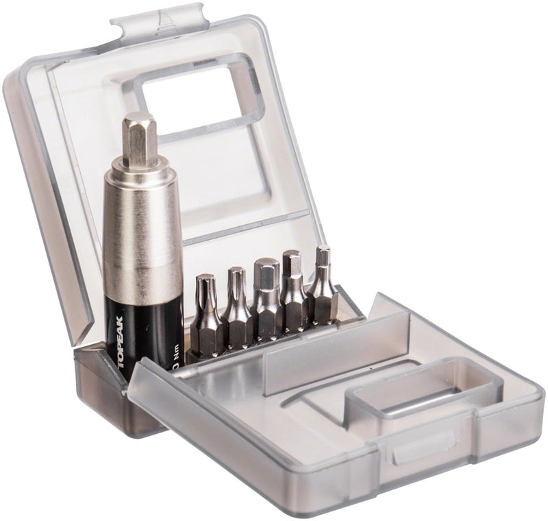Load image into Gallery viewer, Topeak Nano Torqbar X Torque Wrench and Bit Set Carrying case included