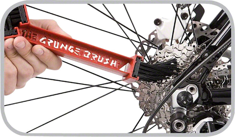 Load image into Gallery viewer, Finish Line Grunge Brush Chain and Gear Cleaning Tool Heavy Duty Stiff Bristles