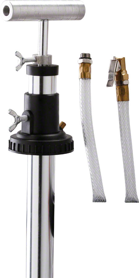 Load image into Gallery viewer, Slime Pump for 5 Gallon Keg Aluminum Silver For Slime Tube Sealant Bicycle Bike