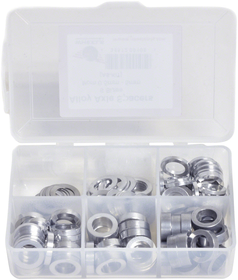 Load image into Gallery viewer, Wheels-Manufacturing-Axle-Spacers-Axle-Spacer-Mountain-Bike-Racing-Bike-Universal-Cruiser-Touring-Bike-BMX-Bike-Old-School-BMX-Bike-Road-Bike-Cyclocross-Bike-TL3029