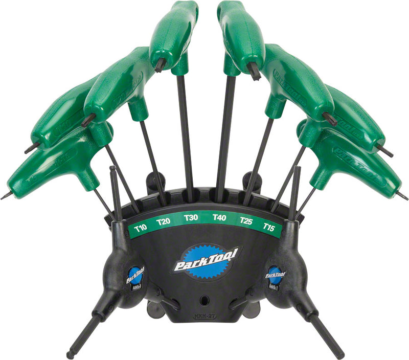 Load image into Gallery viewer, ParkTool PH-T1.2 P-Handle Torx Compatible Driver Set with Holder Bicycle Tool