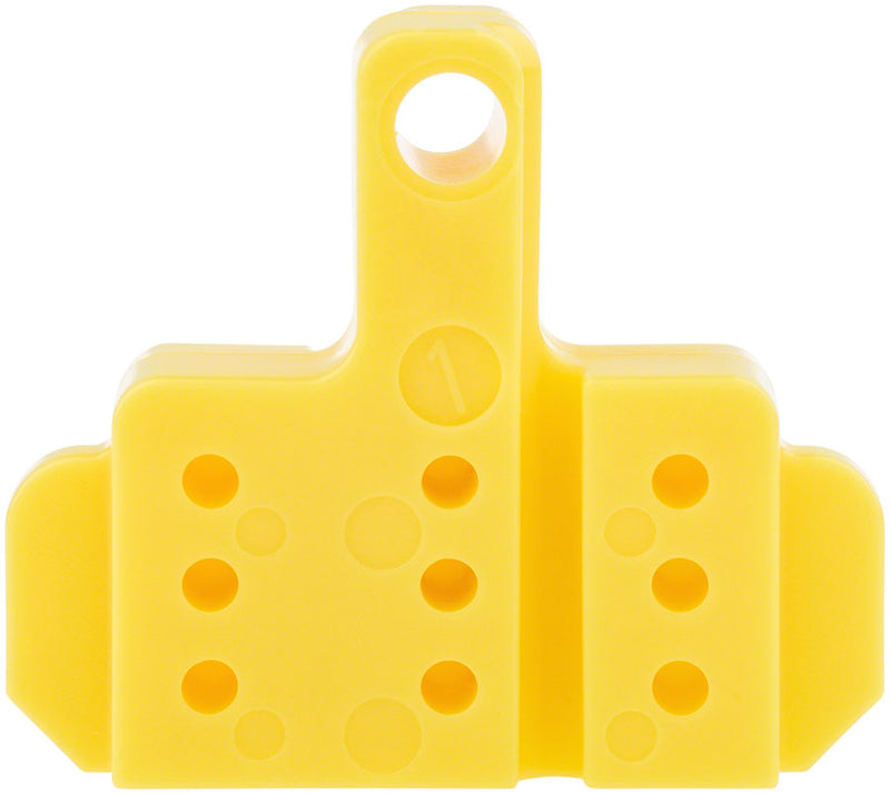 Load image into Gallery viewer, Shimano 105 BR-RS505 Hydraulic Disc Brake Caliper Yellow Plastic Bleeding Spacer