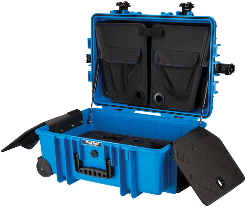 Load image into Gallery viewer, Park Tool BX-3 Rolling Big Blue Box for Bicycle Service Tools Extendable Handle