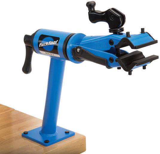 Park Tool PCS-12.2 Home Mechanic Bench Mount Stand, w/ Adjustable Clamp