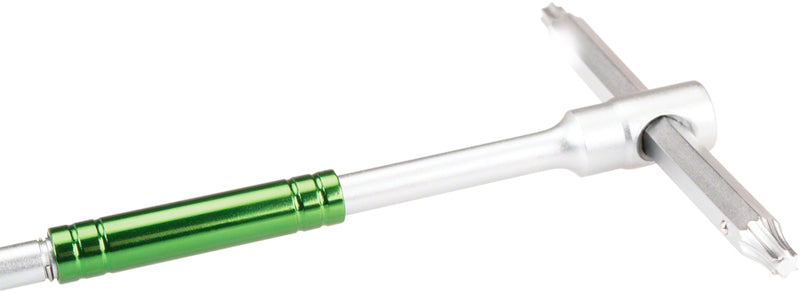 Load image into Gallery viewer, Park Tool THT Sliding T-Handle Torx Wrench Torx Wrench Silver/Green THT-6