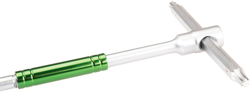 Load image into Gallery viewer, Park Tool THT Sliding T-Handle Torx Wrench Torx Wrench Silver/Green THT-40