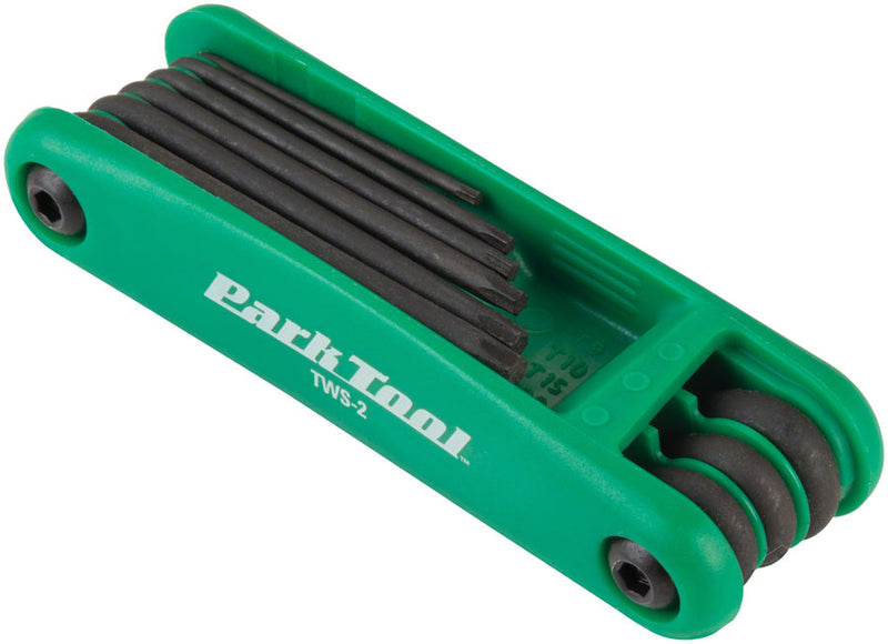 Load image into Gallery viewer, Park Tool TWS-2 Folding Torx Wrench Set 9 Sizes Bike Repair Tool