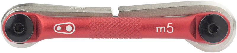Load image into Gallery viewer, Crank Brothers Multi 5 Tool Black Red Hex 3mm 4mm 5mm 6mm Phillips 85g