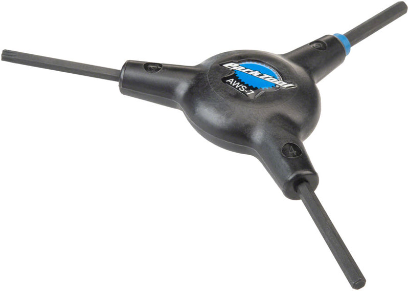 Load image into Gallery viewer, Park Tool AWS-7C 4mm 5mm Hex T25 Torx Compatible 3 Way Y Wrench Driver