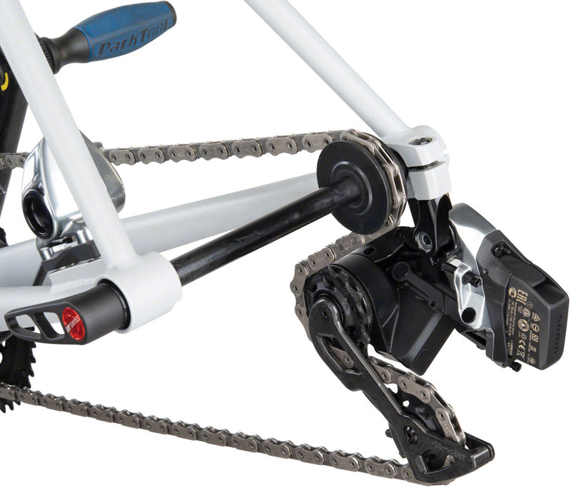 Load image into Gallery viewer, Park Tool DH-1 Dummy Hub For Chain Cleaning Works with QR and thru axle