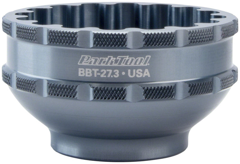 Load image into Gallery viewer, Park Tool BBT-27.3 B.B. Tool External BB Socket Blue Grey 16-Notch BBT-27.3