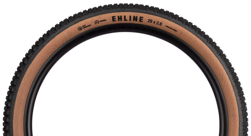 Load image into Gallery viewer, Teravail Ehline Tire - 29 x 2.5, Tubeless, Folding, Tan, Durable, Fast Compound