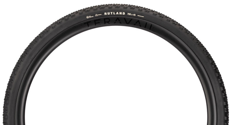 Load image into Gallery viewer, Teravail Rutland Tire - 700 x 45, Tubeless, Folding, Black, Durable, Fast Compound