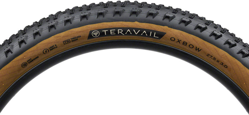 Load image into Gallery viewer, Teravail Oxbow Tire - 27.5 x 3, Tubeless, Folding, Tan, Light and Supple