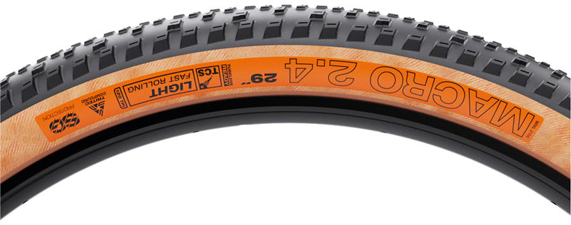 Load image into Gallery viewer, WTB Macro Tire - 29 x 2.4, TCS Tubeless, Folding, Black/Tan, Light/Fast Rolling, TriTec, SG