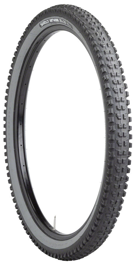 Load image into Gallery viewer, Surly Dirt Wizard Tire 29 x 2.6 Tubeless Folding Black/Slate 60 tpi