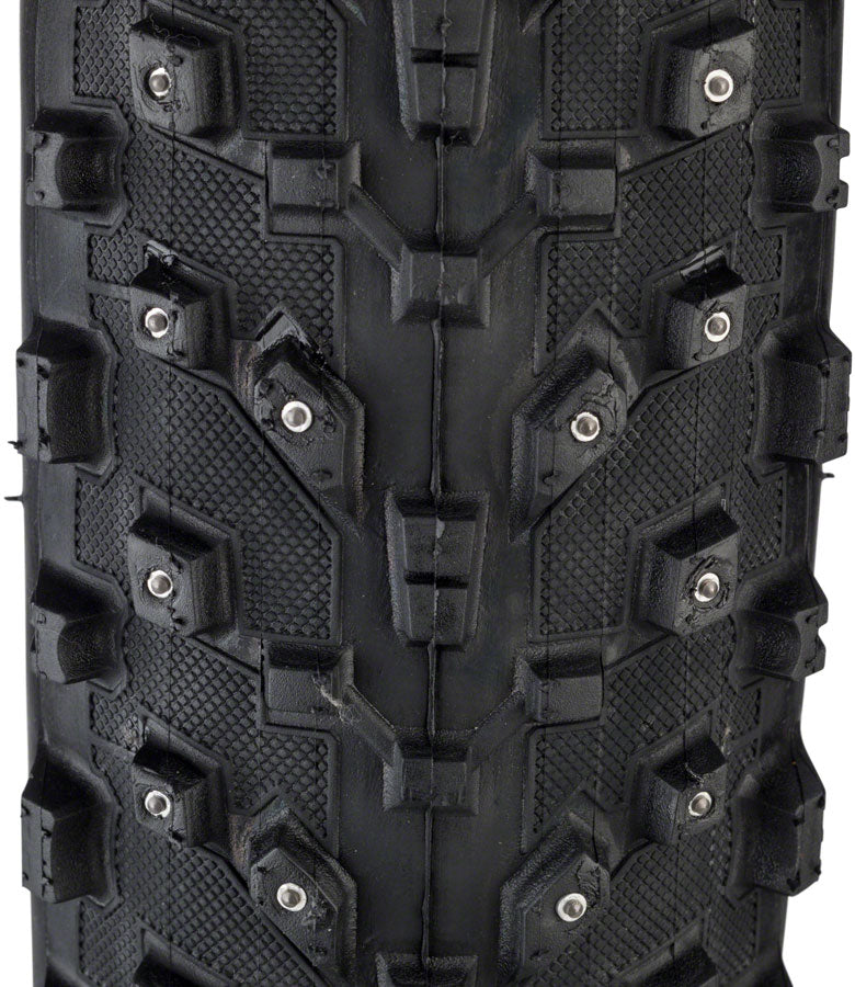 Load image into Gallery viewer, Vee Tire Co. Snow Avalanche Tire 26x4.0 Tubeless Folding Black 120tpi Studded