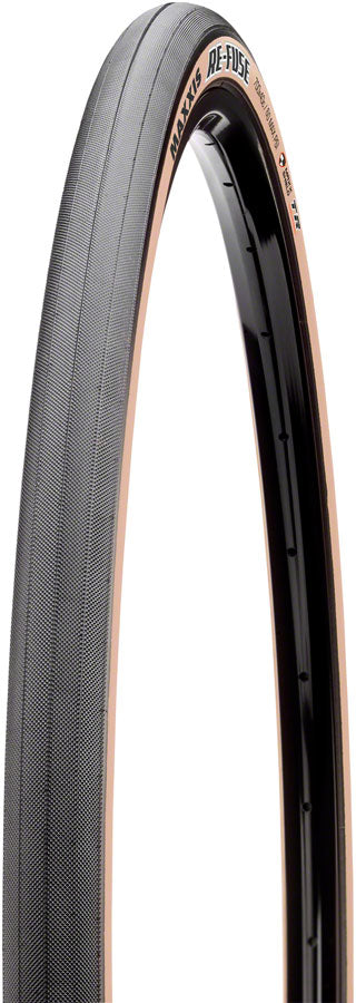 Load image into Gallery viewer, Pack of 2 Maxxis ReFuse Tire 700x40 Tubeless Black/Dark Tan Dual MaxxShield