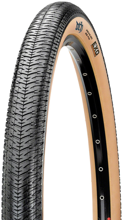 Load image into Gallery viewer, Pack of 2 Maxxis DTH Tire 26 x 2.15 Clincher Folding Black/Dark Tan EXO